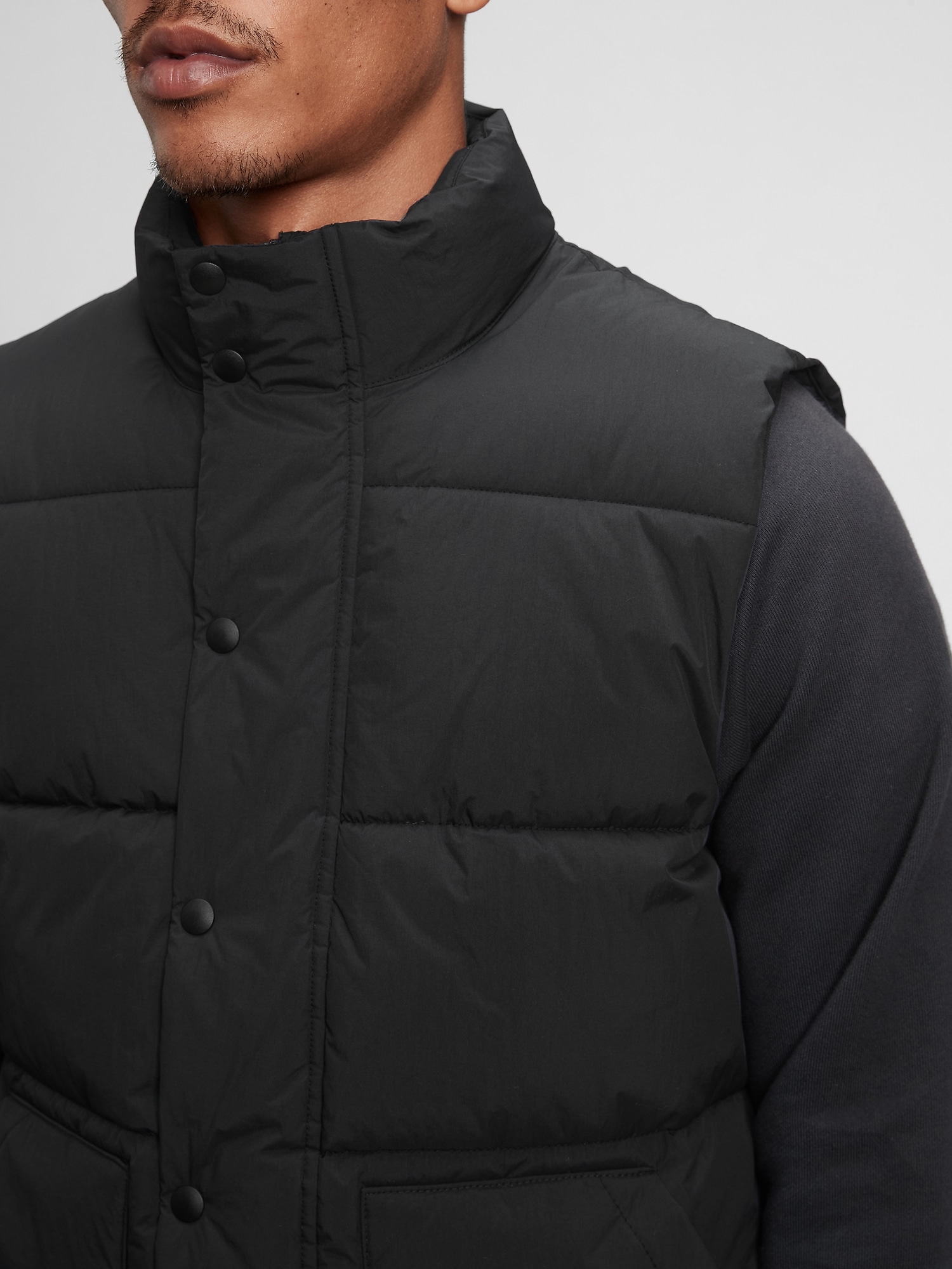 gap puffer vest
