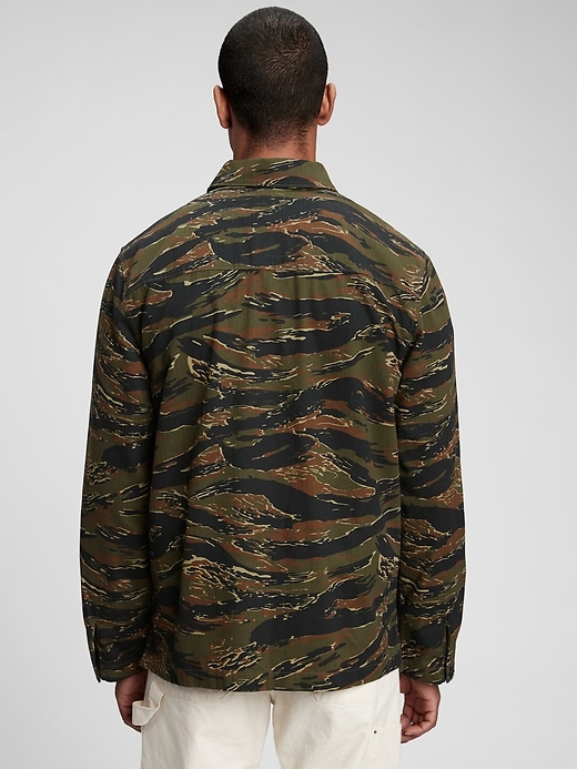 2 of 8 showing, with the color camouflage of product Camo Chore Jacket