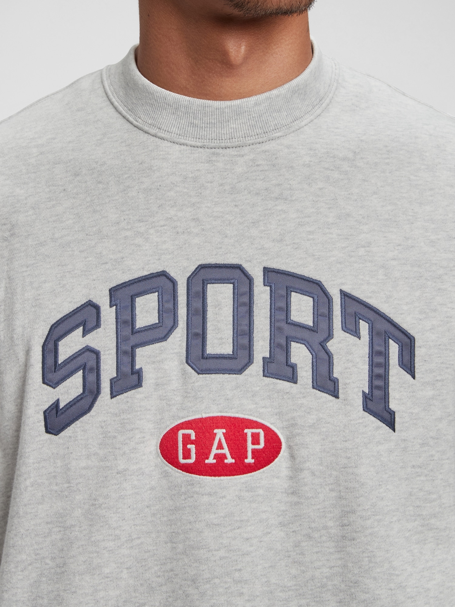Gap Sports Logo Crewneck Sweatshirt | Gap