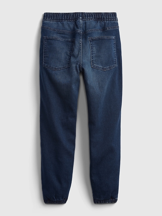 Image number 3 showing, Kids Lined Denim Joggers with Washwell &#153