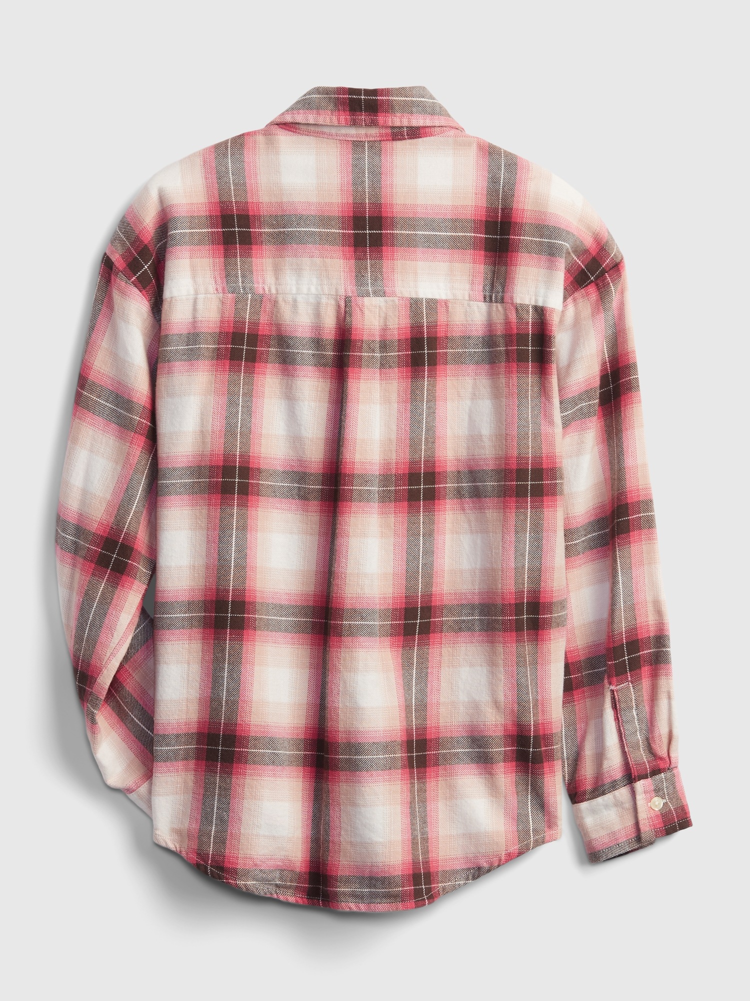 Kids Oversized Plaid Shirt Gap