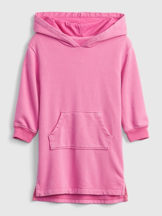 1 of 8 showing, with the color happy pink of product Toddler Hoodie Dress