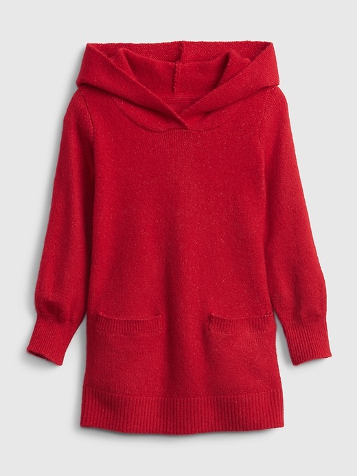 Image number 1 showing, Toddler Hooded Tunic Sweater