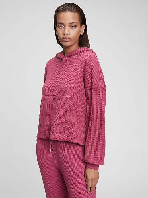 Waffle-Knit Hoodie | Gap