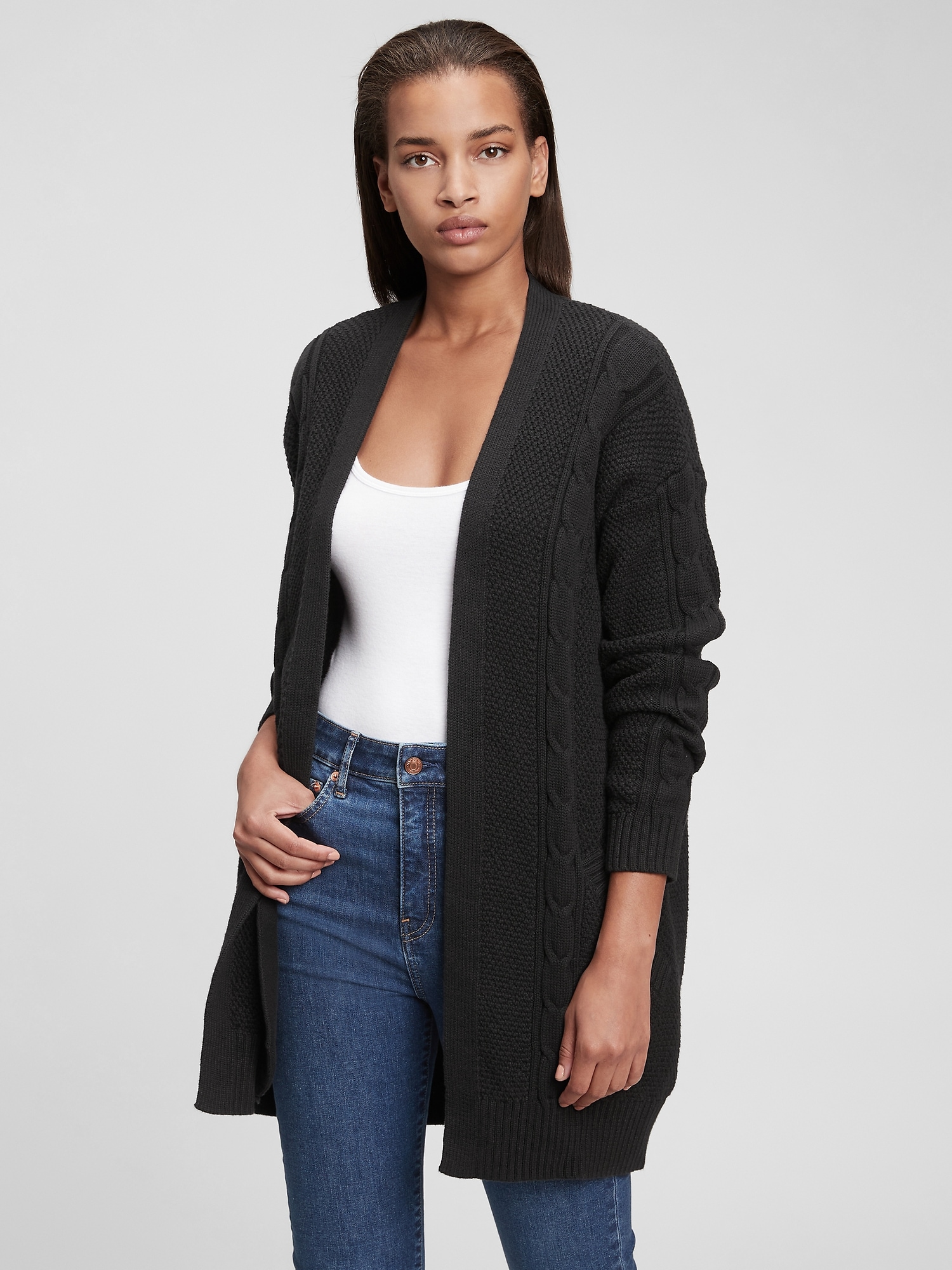 Cable Knit Cardigan Gap