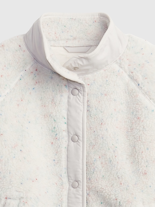 Image number 4 showing, Teen Cropped Sherpa Bomber Jacket