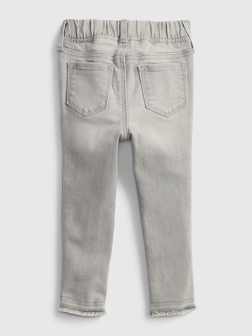 2 of 8 showing, with the color SUNDAY GREY of product Toddler Pull-On Jeggings with Washwell