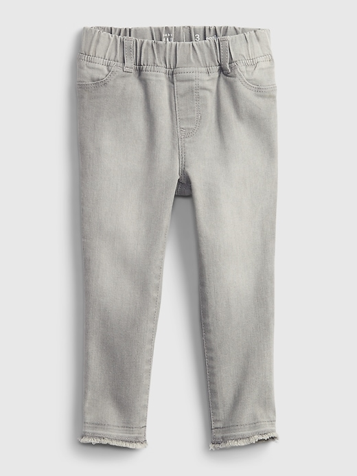 1 of 8 showing, with the color SUNDAY GREY of product Toddler Pull-On Jeggings with Washwell