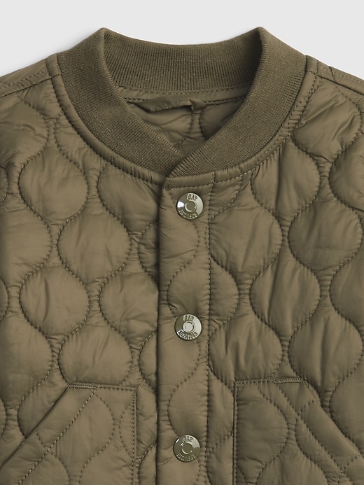 Image number 3 showing, Baby Quilted Barn Jacket