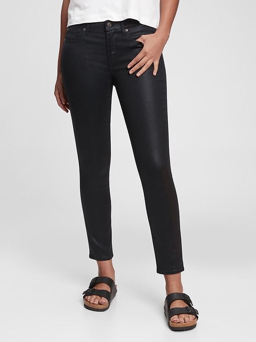 Image number 1 showing, Mid Rise True Skinny Jeans