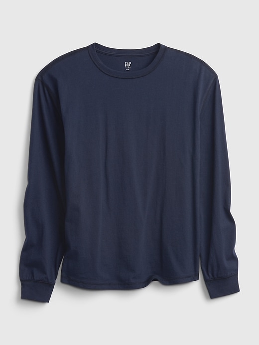 2 of 8 showing, with the color blue of product Teen 100% Organic Cotton T-Shirt
