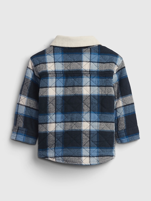 2 of 8 showing, with the color new blue jay of product Baby Plaid Jacket