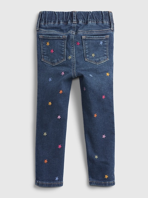 Image number 2 showing, Toddler Pull-On Embroided Jeggings with Washwell&#153