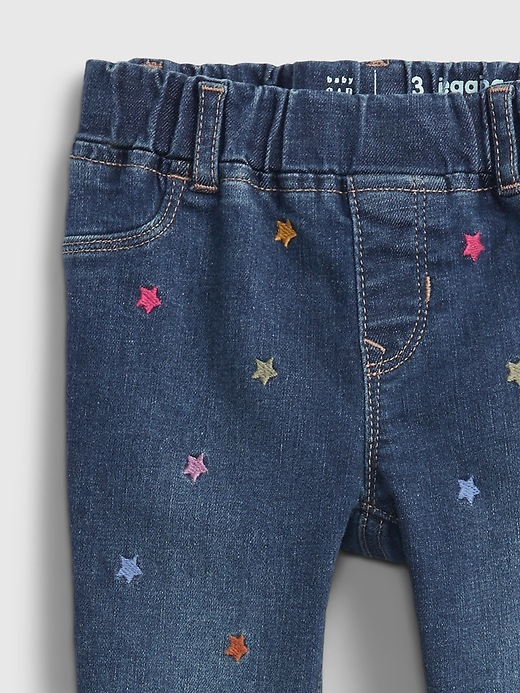 Image number 3 showing, Toddler Pull-On Embroided Jeggings with Washwell&#153