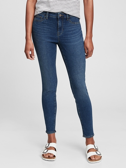 Gap Mid Rise Favorite Ankle Jegging With Washwell