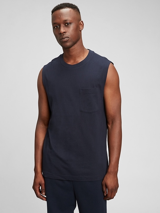 Image number 1 showing, Organic Cotton Muscle T-Shirt