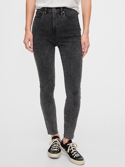 Image number 1 showing, Sky High Rise True Skinny Jeans with Washwell