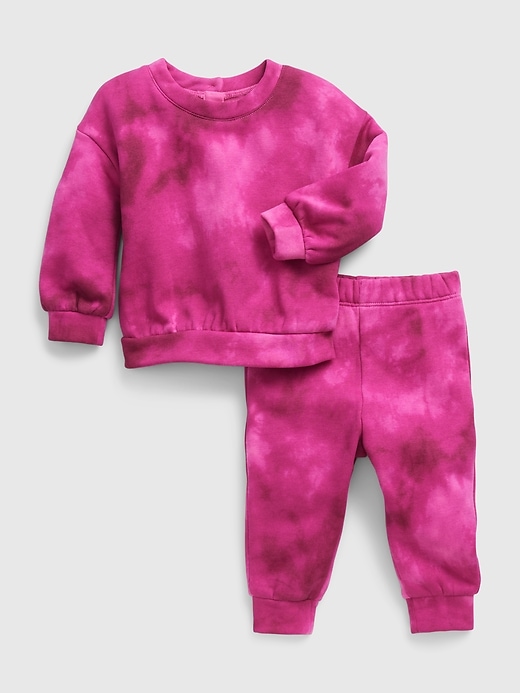 Image number 1 showing, Baby Tie-Dye Outfit Set