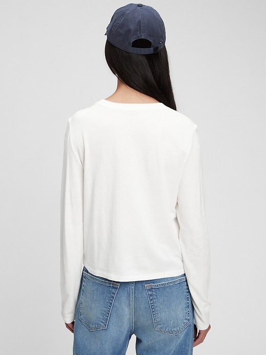 2 of 8 showing, with the color white of product Shrunken T-Shirt