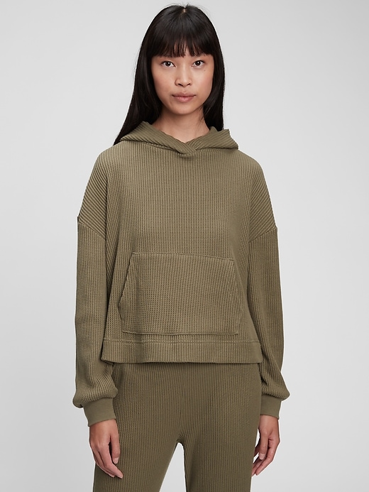 Image number 10 showing, Waffle-Knit Hoodie