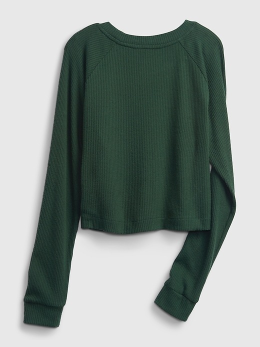 Image number 3 showing, Teen Softspun Ribbed Boxy Sweater