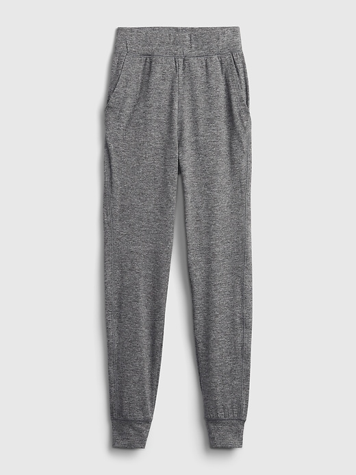 1 of 8 showing, with the color medium grey of product GapFit Kids Pull-On Joggers