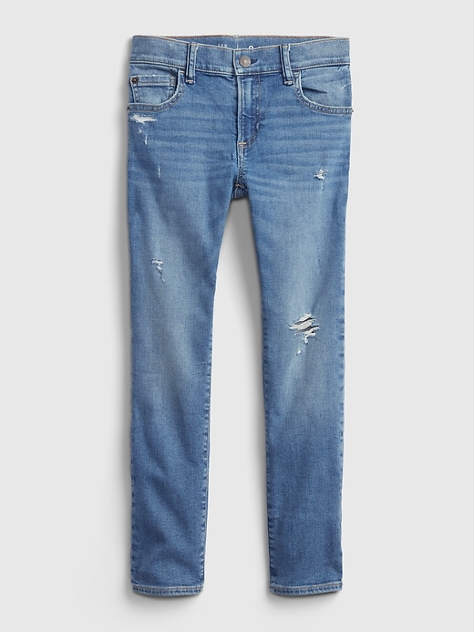 Kids Soft Wear Destructed Slim Jeans with Washwell ™ from GAP - $24.99