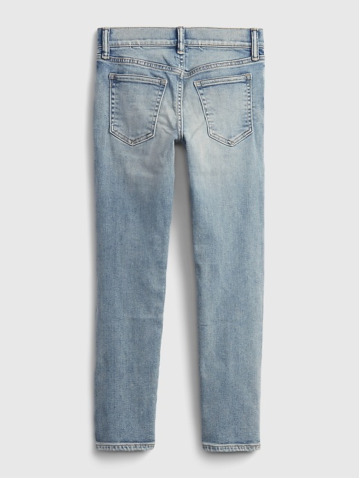Image number 3 showing, Kids Soft Wear Distressed Slim Jeans with Washwell &#153