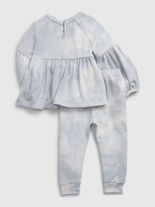 Image number 2 showing, Baby Softspun Tie-Dye Outfit Set