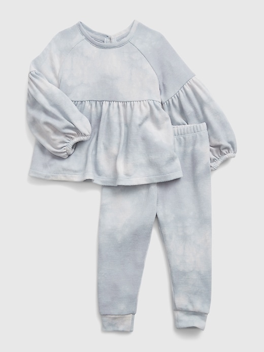 Image number 1 showing, Baby Softspun Tie-Dye Outfit Set