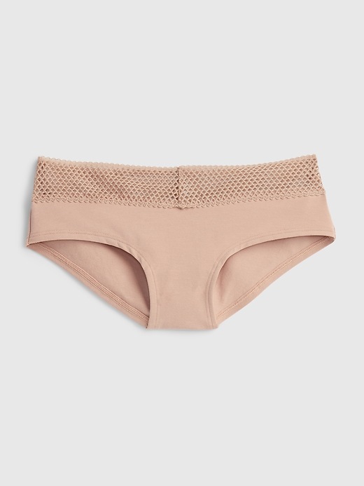 1 of 8 showing, with the color brush beige of product Lace Hipster