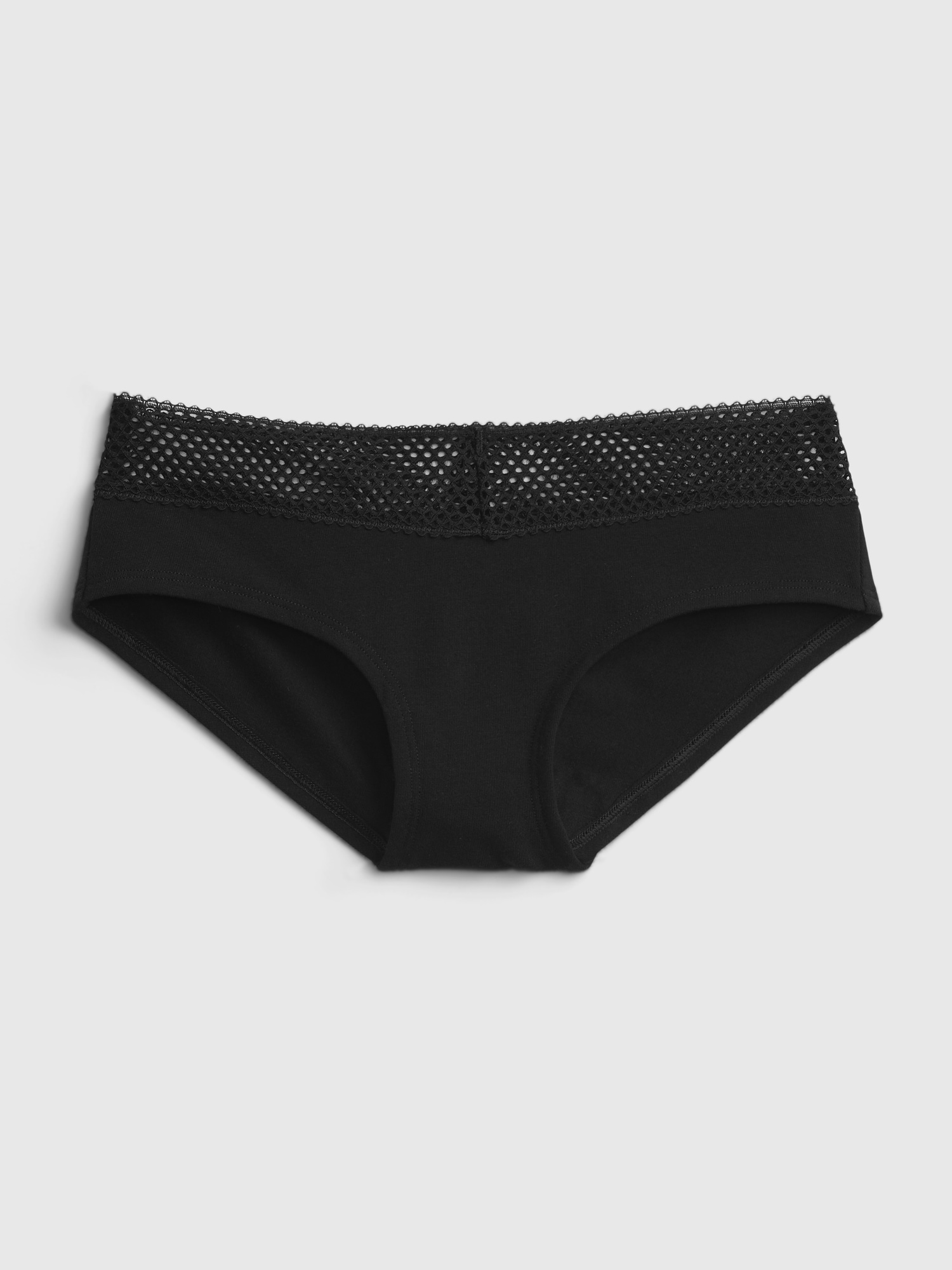 Gap Stretch Cotton Lace Hipster black. 1