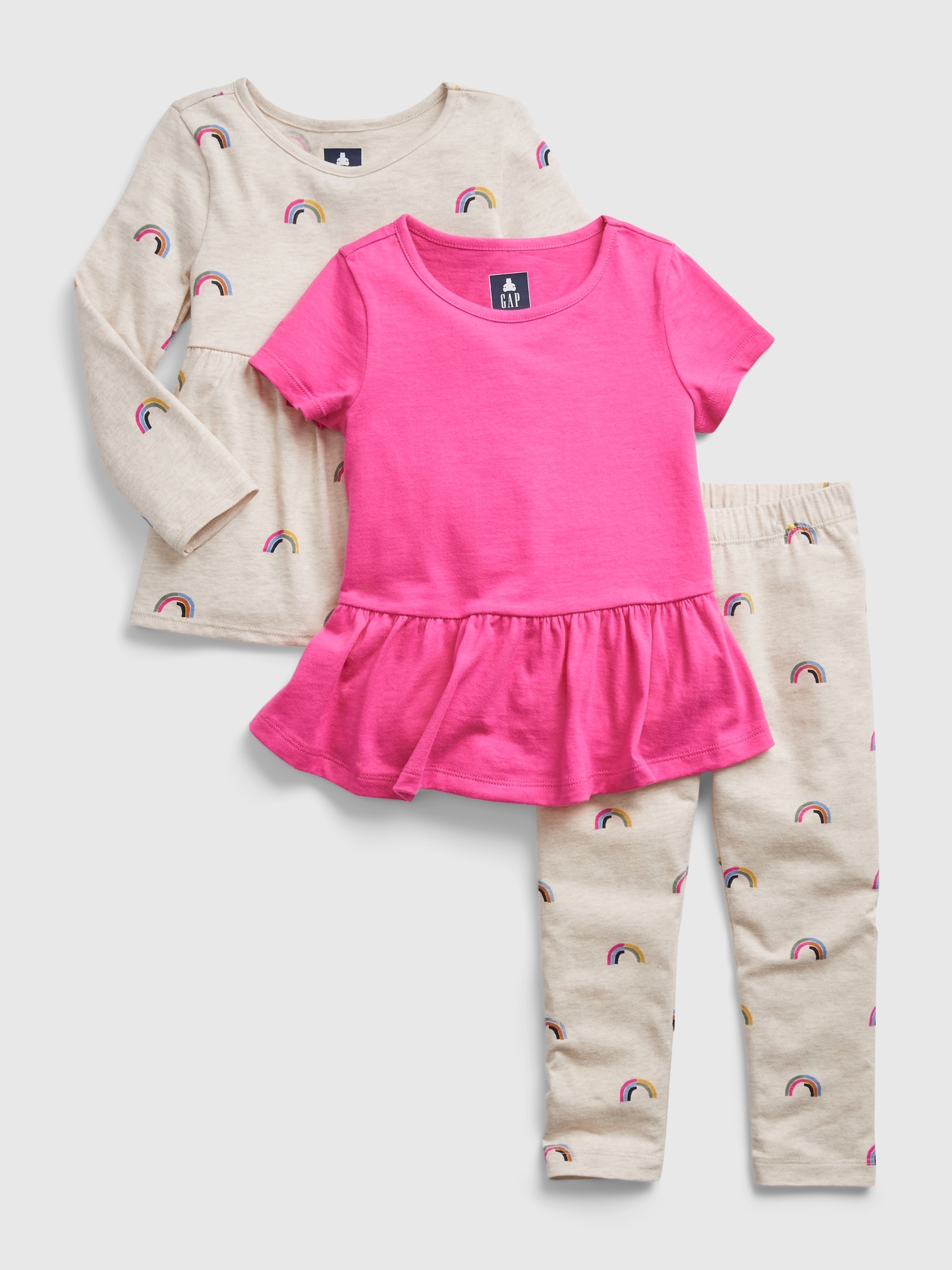 Toddler Organic Cotton Mix and Match 3Piece Outfit Set Gap