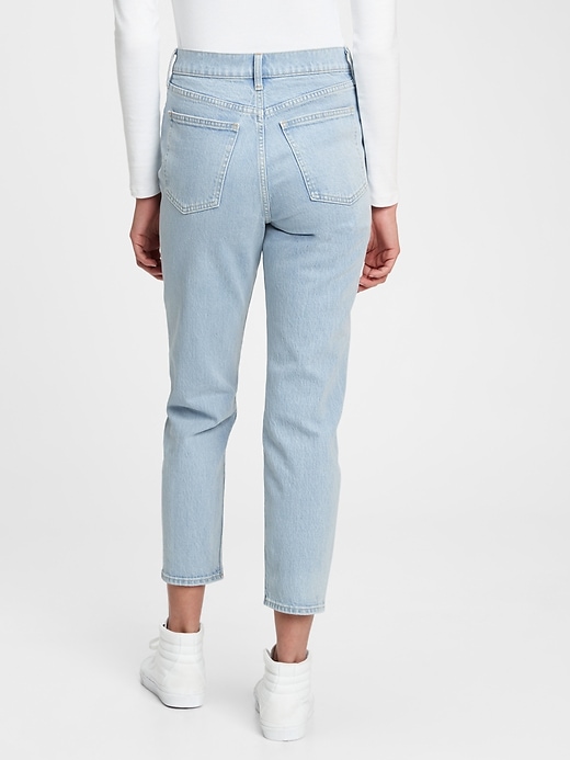 Image number 2 showing, Sky High Rise Mom Jeans with Washwell