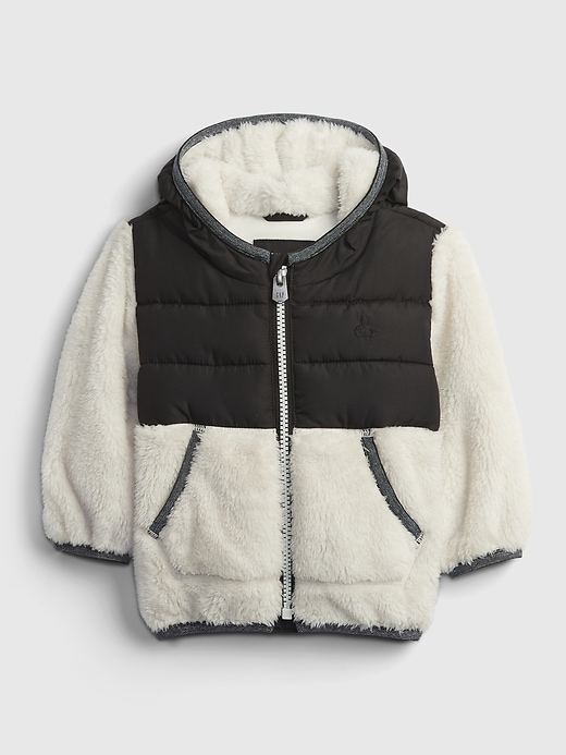 Baby gap sherpa hoodie on sale