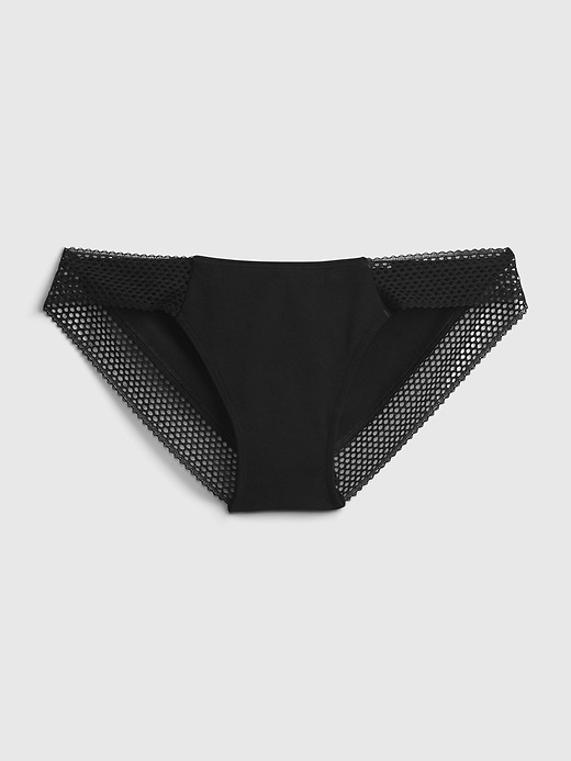 1 of 8 showing, with the color true black of product Lace Bikini