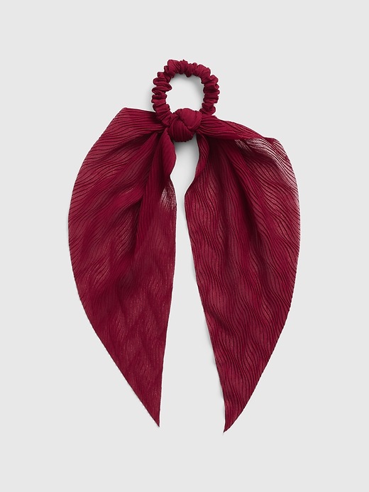1 of 8 showing, with the color red burgundy of product Scarf Scrunchie