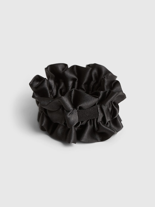 1 of 8 showing, with the color black of product Adjustable Scrunchie