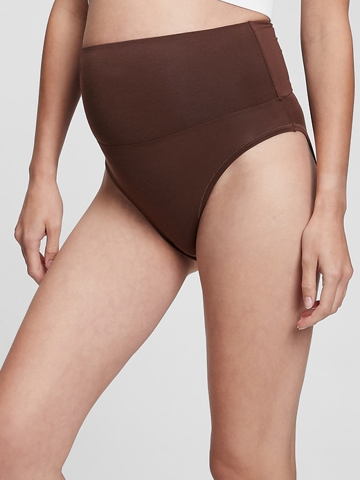 View large product image 1 of 1. Maternity Post-Baby High Rise Stretch Bikini