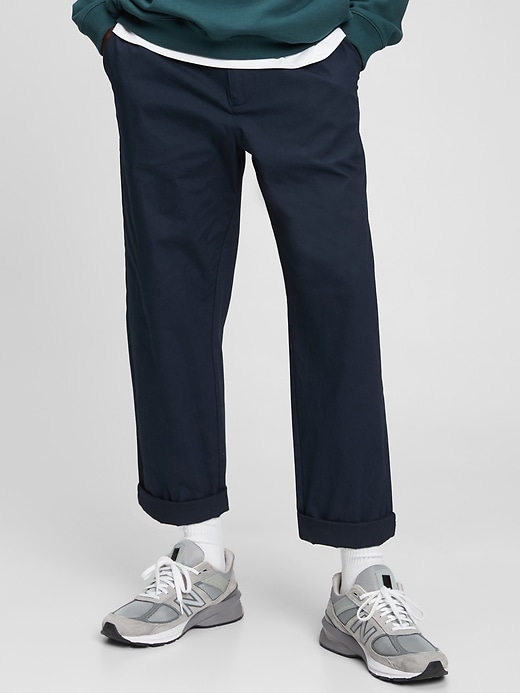Image number 1 showing, Relaxed Taper E-Waist Pants with GapFlex