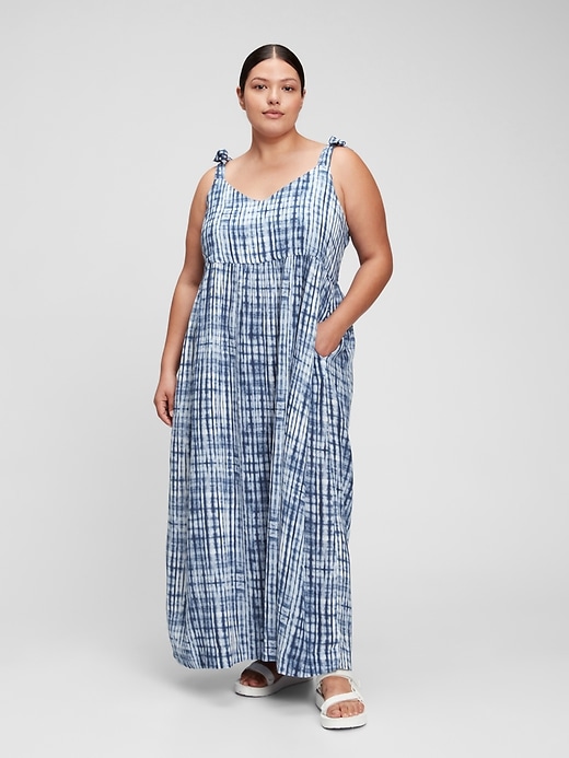 Image number 5 showing, Tie-Strap Maxi Dress