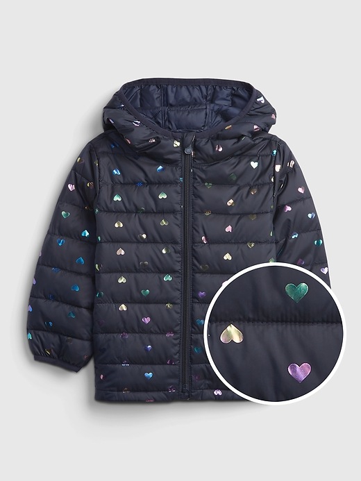 Image number 1 showing, Toddler 100% Recycled ColdControl Print Jacket