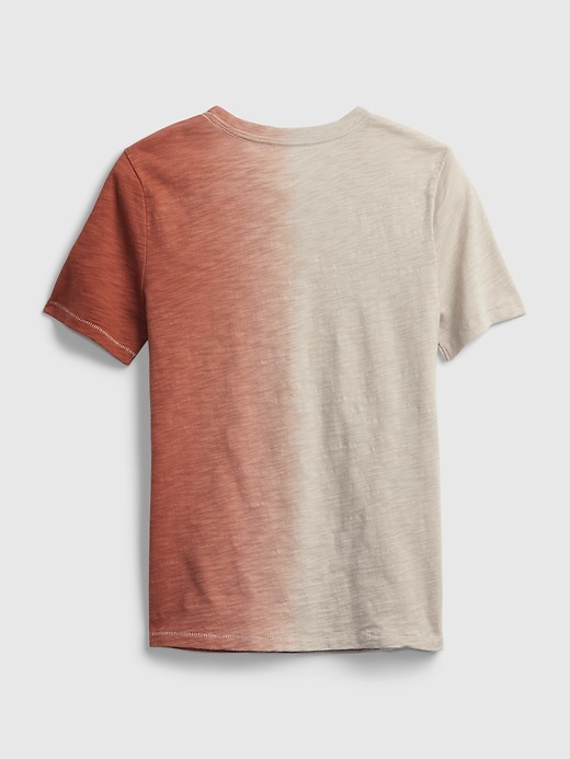 Image number 2 showing, Kids Organic Cotton Dip-Dye Pocket T-Shirt