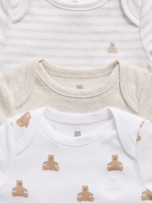 Image number 3 showing, Baby First Favorite Bear Bodysuit (3-Pack)