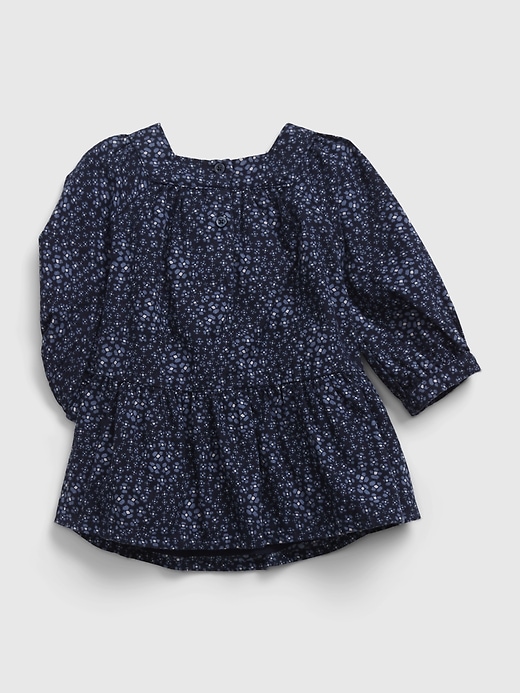 2 of 8 showing, with the color dark night of product Baby Squareneck Dress