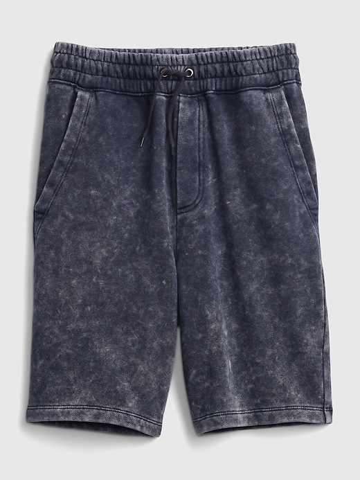 2 of 8 showing, with the color navy of product Teen Fleece Easy Shorts