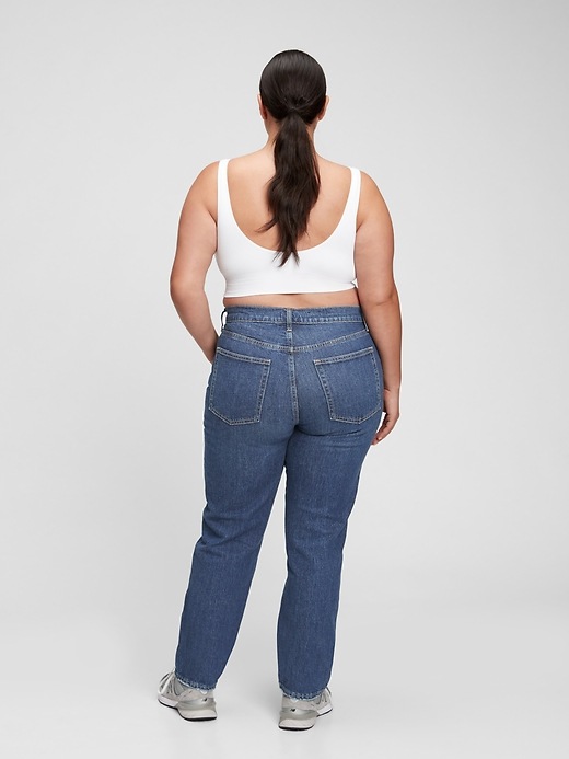 Image number 7 showing, High Rise Cheeky Straight Jeans