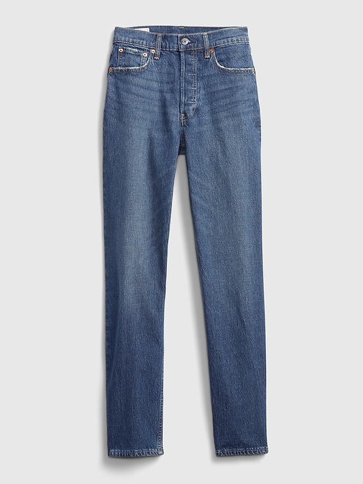 Image number 8 showing, High Rise Cheeky Straight Jeans