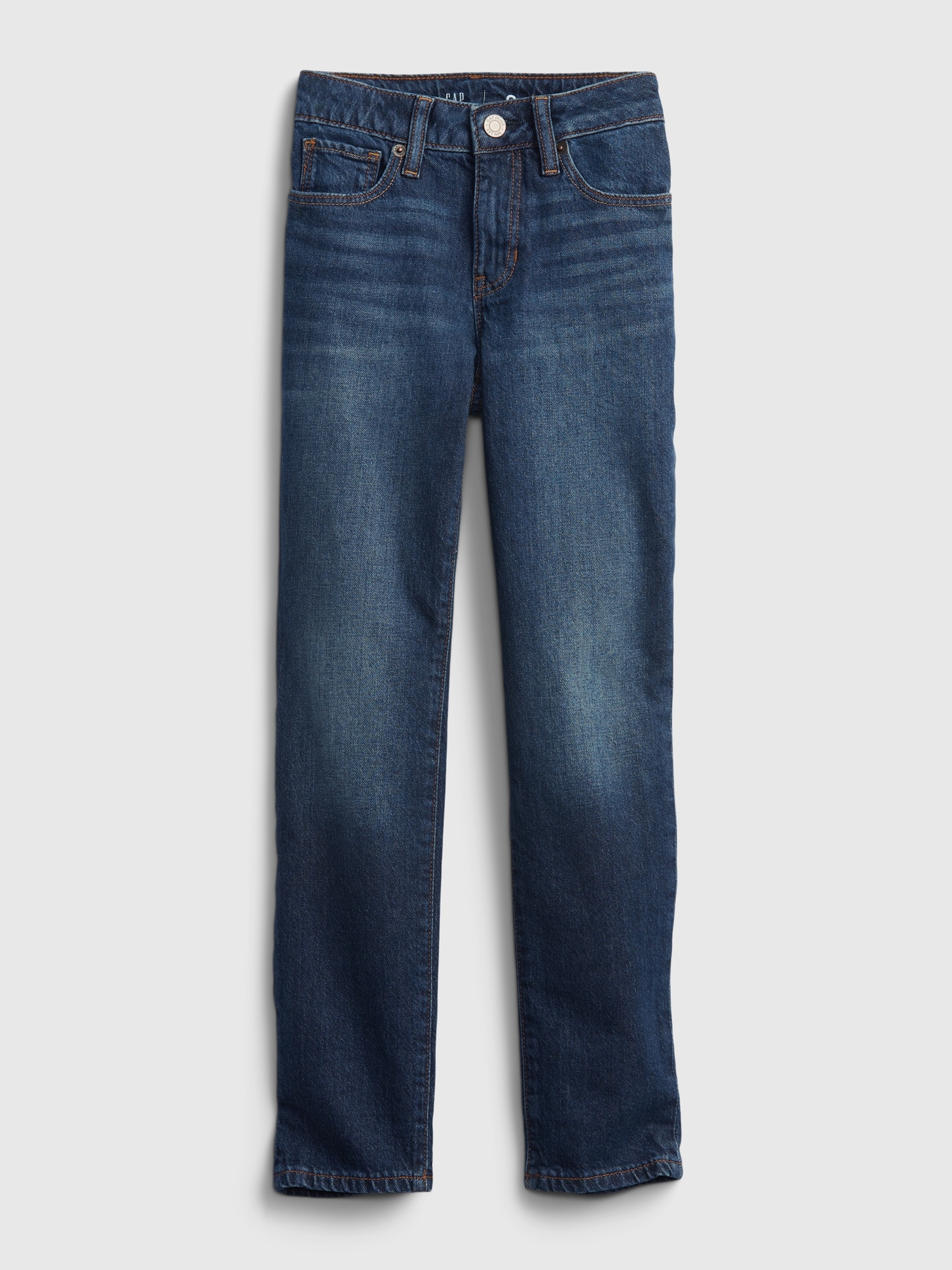 Kids Mid Rise Girlfriend Jeans with Washwell | Gap