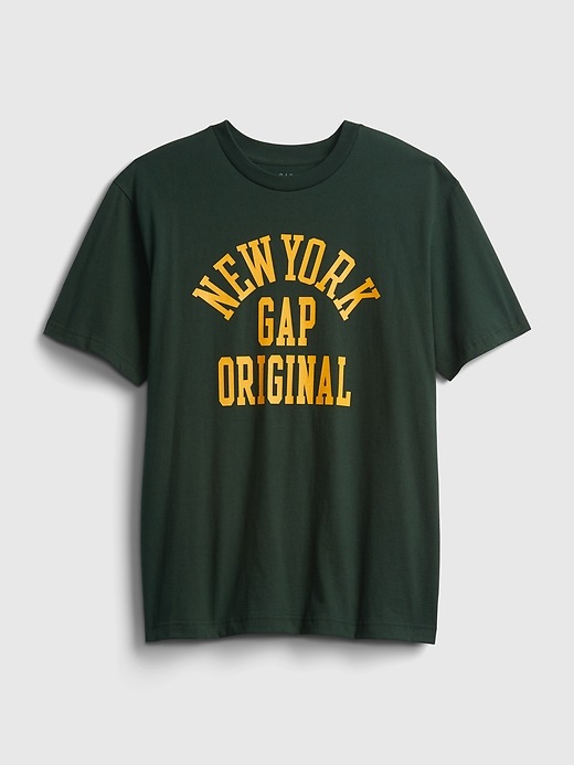 View large product image 1 of 1. 100% Organic Cotton Gap Logo T-Shirt